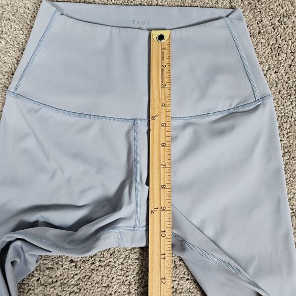 Light Blue High-Waisted Leggings - Picture 9 of 12